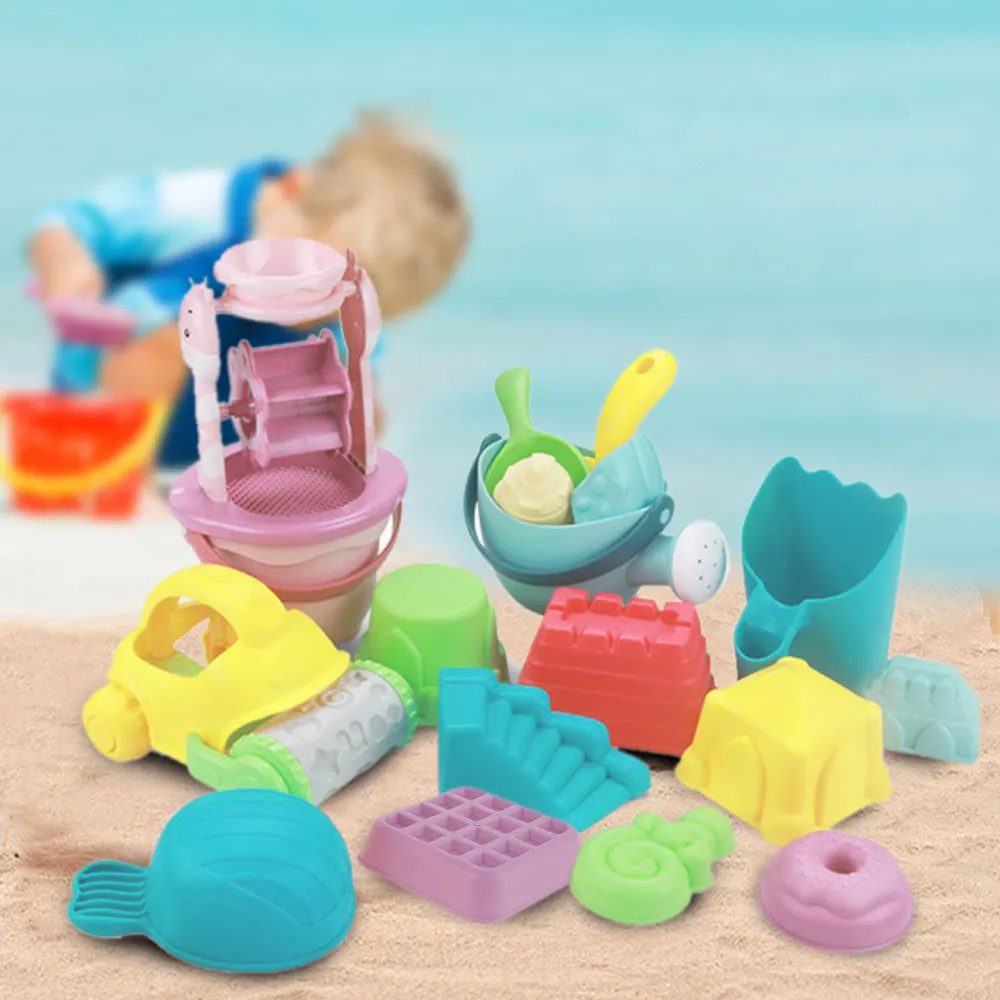 25pcs Kids Beach Toys Baby Water Outdoor Play Toy Beach Play Set Children Sandbox Game Beach Set Summer Sand Play Sand