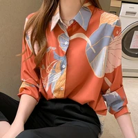 cheap wholesale 2021 spring summer autumn new fashion casual ladies work women blouse woman overshirt female ol fy1474