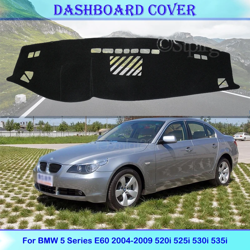 Для BMW 5 серия E60 2004 2009 520i 525i 530i 535i крышка приборной панели защитная накладка