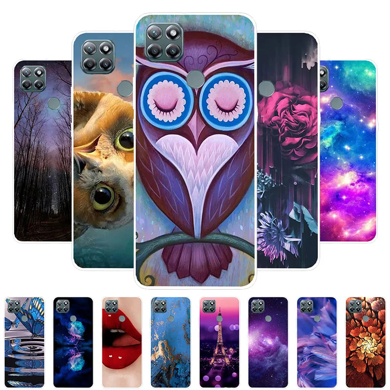 

For Lenovo K12 Pro Case Cover Soft Silicone Owl Pattern Funda For Lenovo K12 Pro Phone Case Lenovo K12Pro K 12 Pro Coque 6.8inch