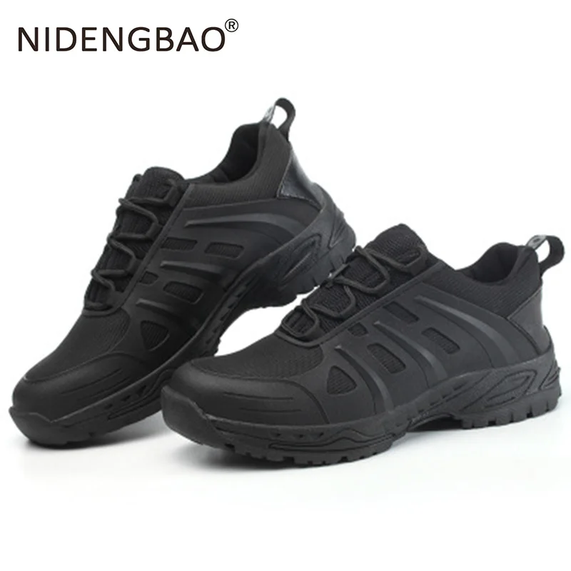 Men Hiking Shoes Anti-Slip Training Sneakers Breathable Outdoor Sports Tactical Trekking Shoes Military Boots Big Size 39-47
