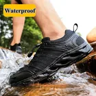 Мужская спортивная обувь для отдыха на открытом воздухе, тактическая обувь для походов, летняя дышащая водонепроницаемая обувь с покрытием