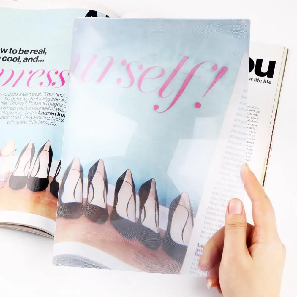 Увеличительное стекло для чтения А4 увеличительное с полным покрытием линза 3