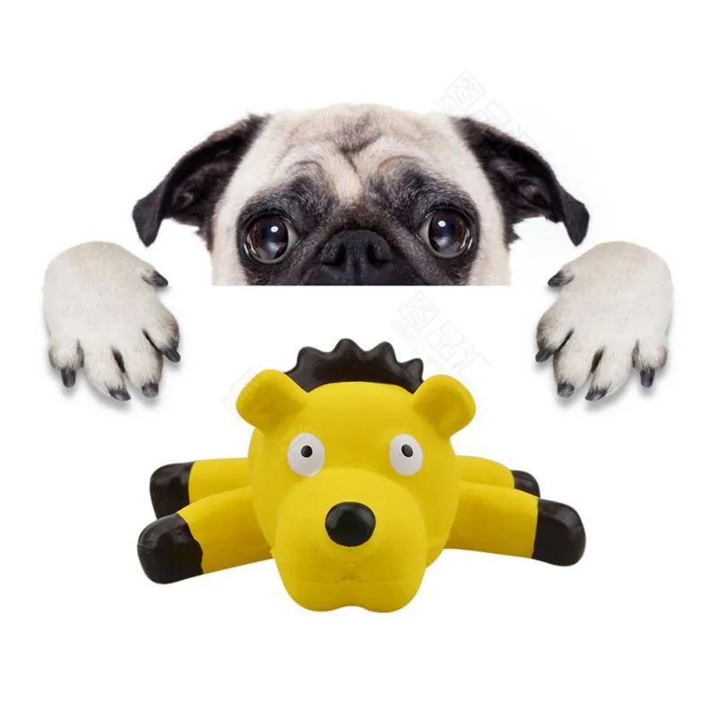 Игрушка моляр для домашних питомцев латексный материал в форме льва эластичный