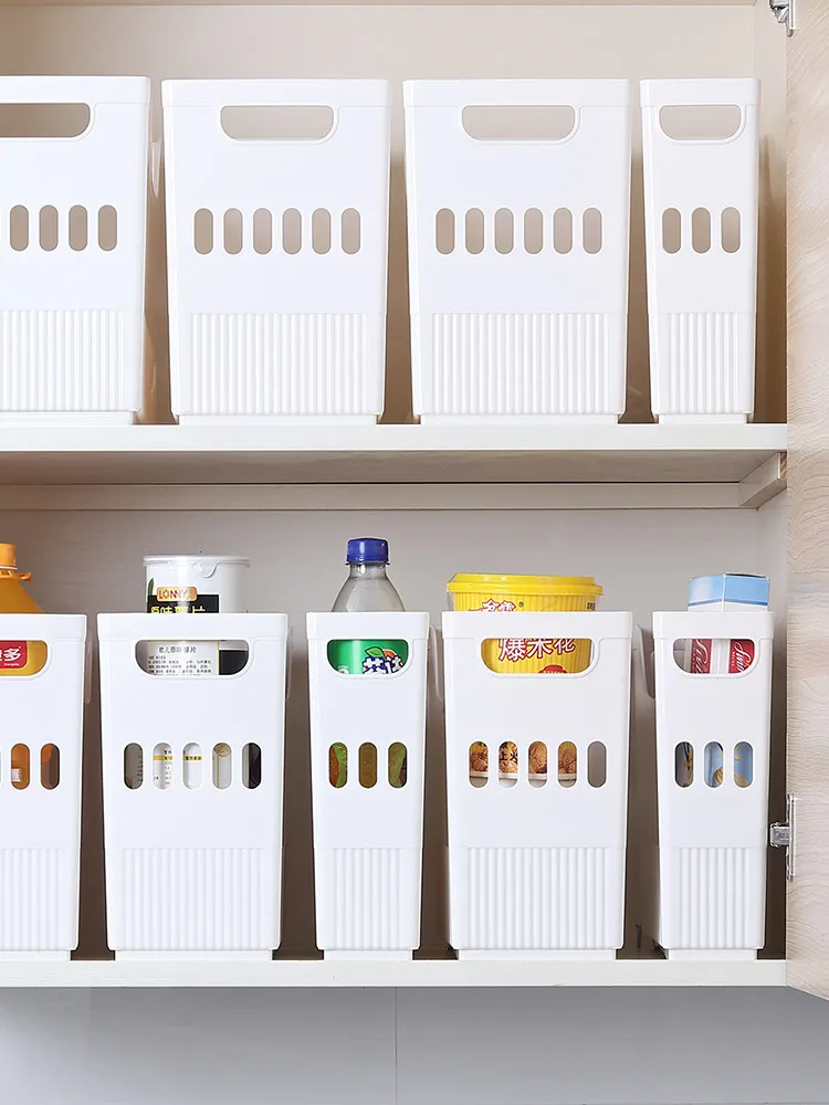 

Пластиковый шкивной ящик для хранения, вертикальный ящик для хранения, кухонный шкаф для артефакт, высокая корзина для хранения, щелевая уз...