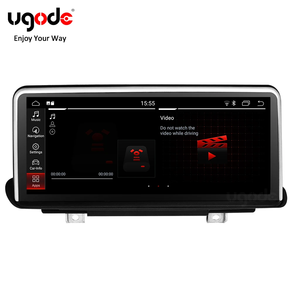 Автомобильный мультимедийный плеер Ugode Android 9 0 пластиковый металл экран 10 25 дюйма