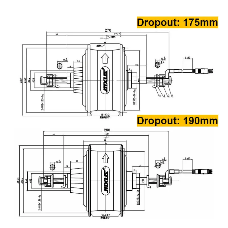 Комплект для электровелосипеда на толстых велосипедах 48 В 750 Вт двигатель