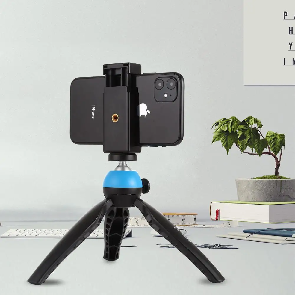 Selfie Stick Adapter Quick Release Clip Tripod Mount Phone Clamp with 1/4 inch Screw Hole For iPhone Samsung Smartphone r30 | Электроника
