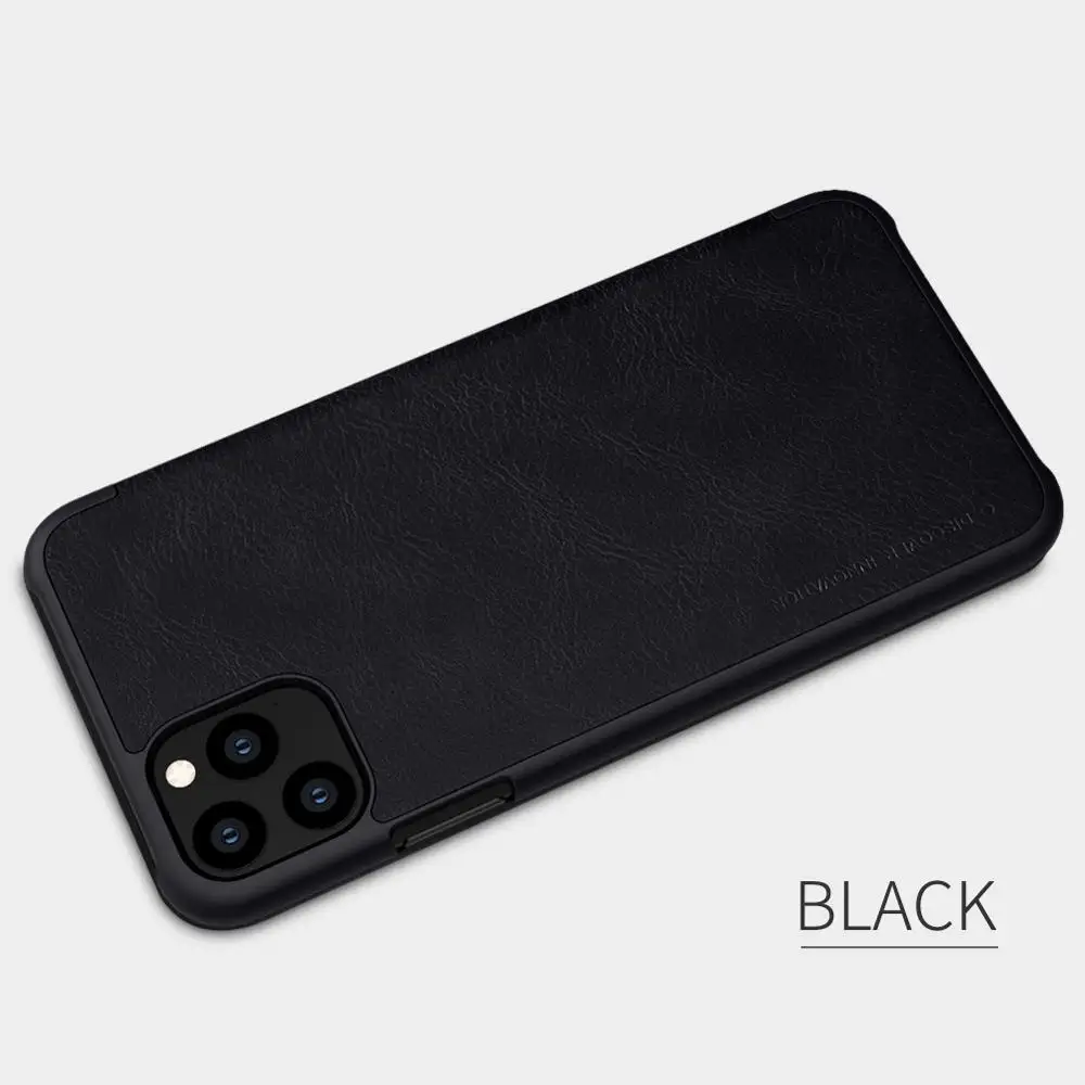 Чехол для Apple iPhone 11 Pro Max, чехол для iPhone 8, 7 Plus, X, Xs, Xr, чехол Nillkin, роскошный кожаный чехол с отделением для карт, флип-чехол, чехол