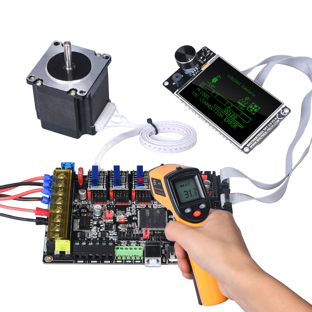Драйвер шагового двигателя BIGTREETECH TMC5161 SPI V1.0 бесшумный StepStick VS TMC2130 TMC2209 TMC2208