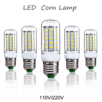 e27 e14 corn lamp led bulbs tubes light chandelier lighting smd5730 220v 110v led bulb e27 corn lamp for indoor lighting