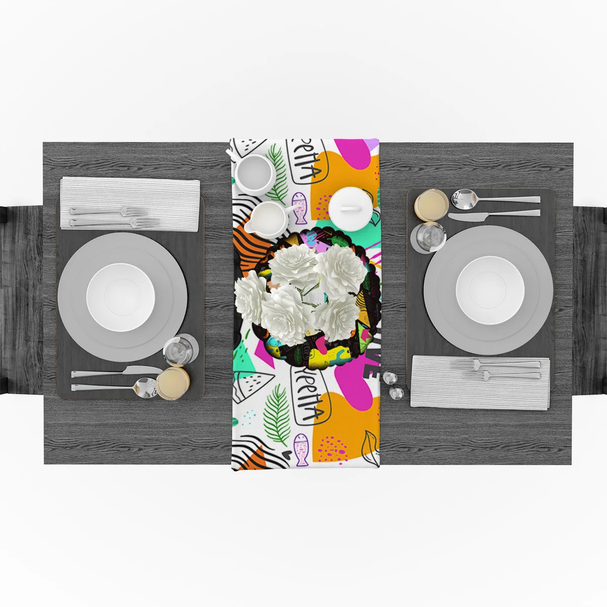 Настольные бегунки для девушек Креативная идея современная настольная бегунка