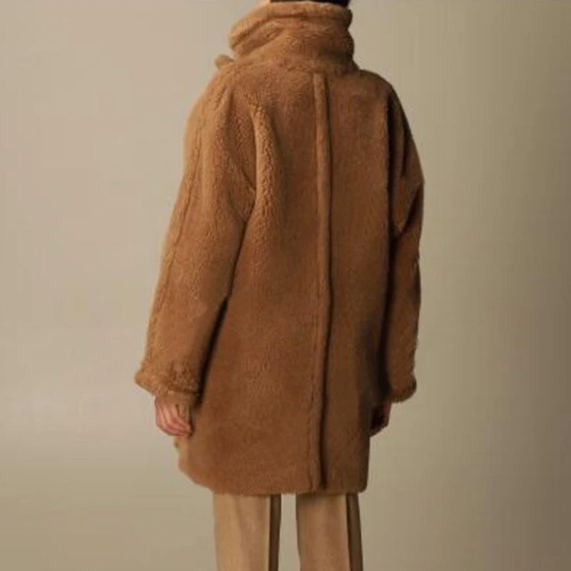 Роскошная брендовая модная куртка Тедди мишка пальто 2020 зимние шикарные из