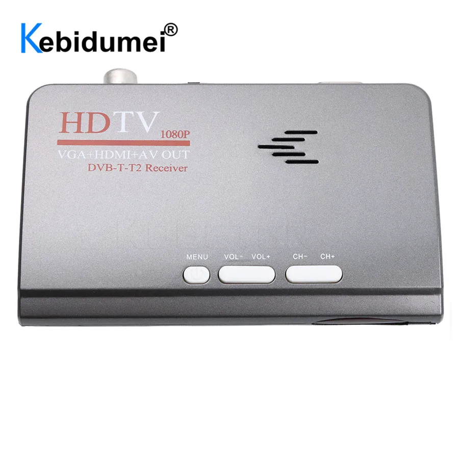 

1080P DVB-T/DVB-T2 TV Tuner Receiver DVB T/T2 TV Box VGA AV CVBS HDMI-compatible digital HD Satellite receiver Remote Control