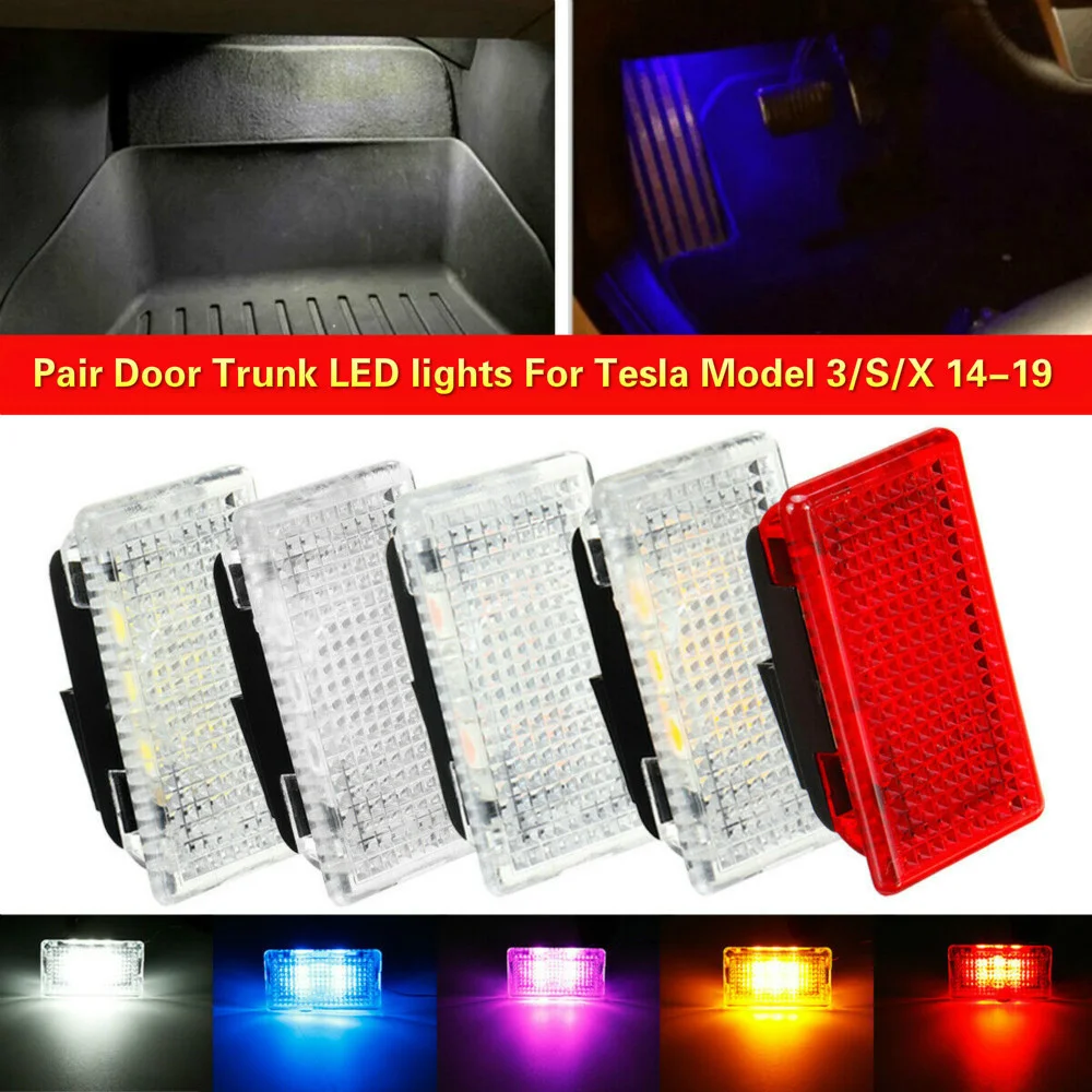 

Обновите 4 шт. лампочки головного света для Tesla Model 3, модель S, модель X, легкая замена штепсельной вилки, внутренняя подсветка багажника, свето...