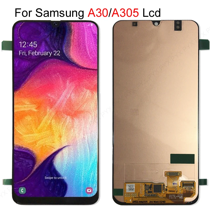 Amoled ЖК дисплей для Samsung Galaxy A30 SM A305F экран Замена A305 с рамкой TFT|Экраны мобильных