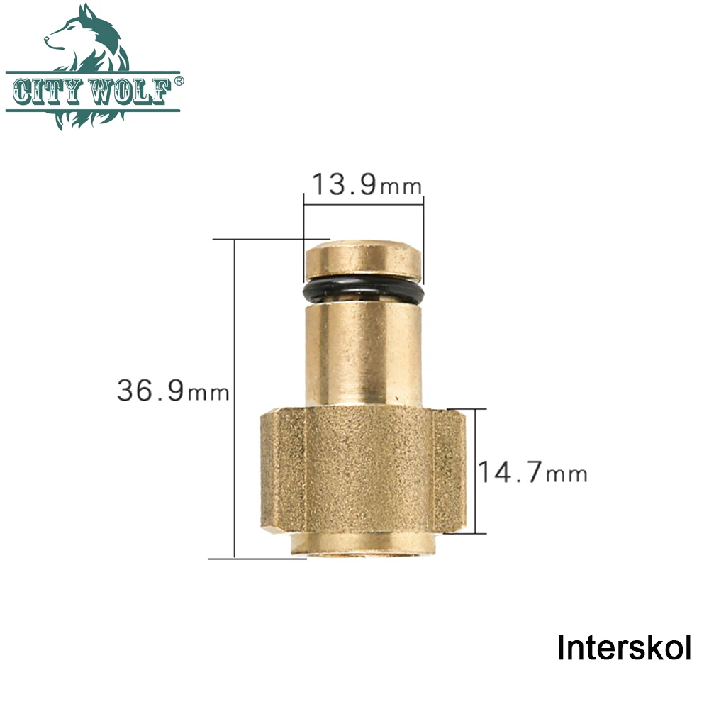 

high pressure car washer brass adaptor snow foam gun metal lance joint for Karcher Lavor Huter AR Makita Interskol Bosche Alto