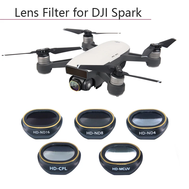 Фильтр для объектива камеры Drone DJI Spark Combo многослойная пленка покрытия ND4 ND8 ND16 ND32 UV