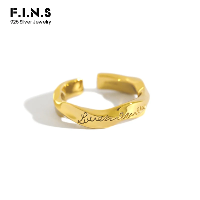 

Женское кольцо из стерлингового серебра 2019 пробы, асимметричное витое кольцо из серебра 925 пробы с защитой от аллергии, Изящные Ювелирные ук...