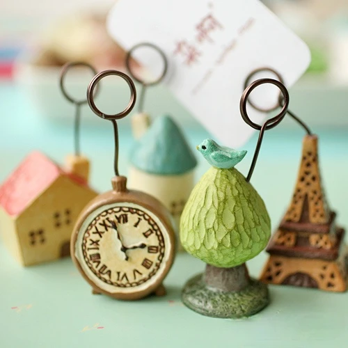 

Memory of Happy Moment cute little things memo notes Folder Resin message photo clip