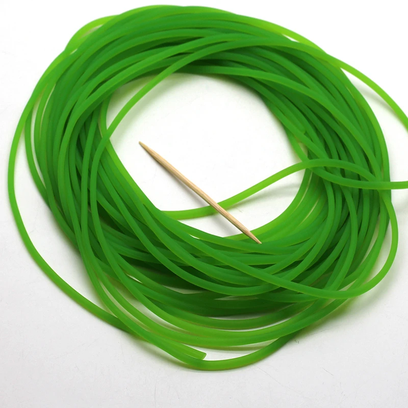 2Mm Solid Rubber Fishing Line Elastic Band Strapping Fishing Line 2-12M Elastic Tennis Slingshot Rope Tied Line Fishing Rope