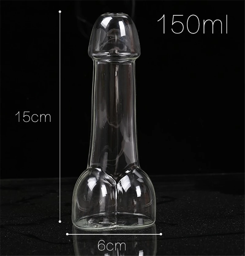 В форме пениса d бокал для вина прозрачный хрустальный стакан вечерние питьевое