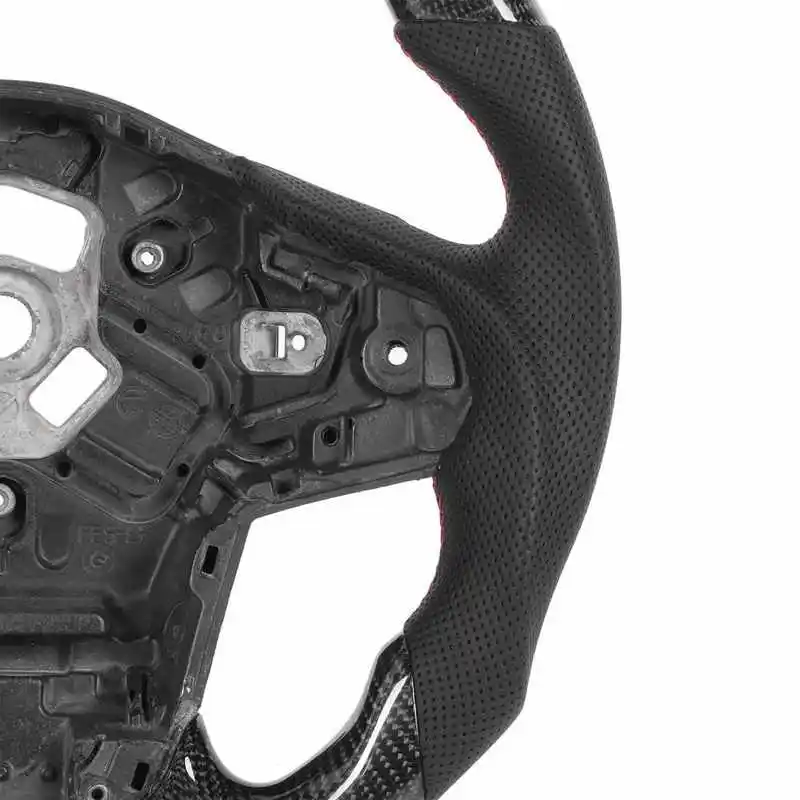 Перфорированная кожа Nappa для руля из углеродного волокна подходит Toyota GR A90 2020