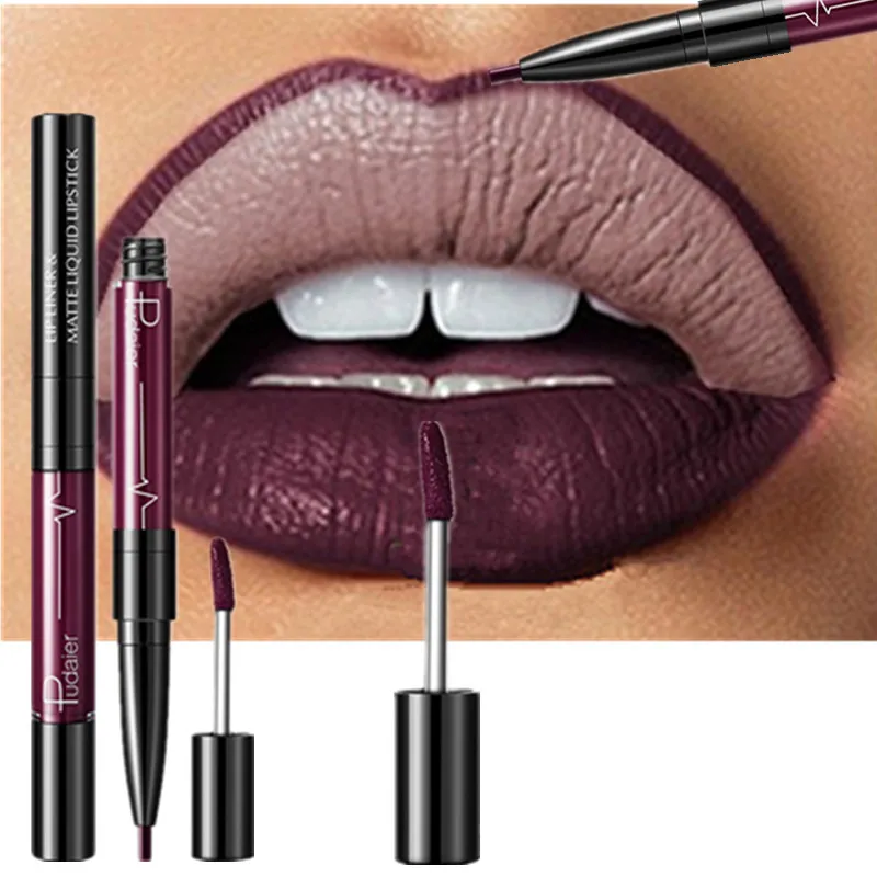 16 цветов жидкая губная помада матовая Красная долгостойкая водостойкая для