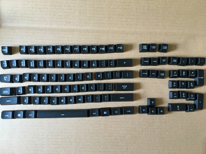 Оригинальный Logitech G810 игровая колпачки для клавиш Прозрачный ключ шапки 108 |