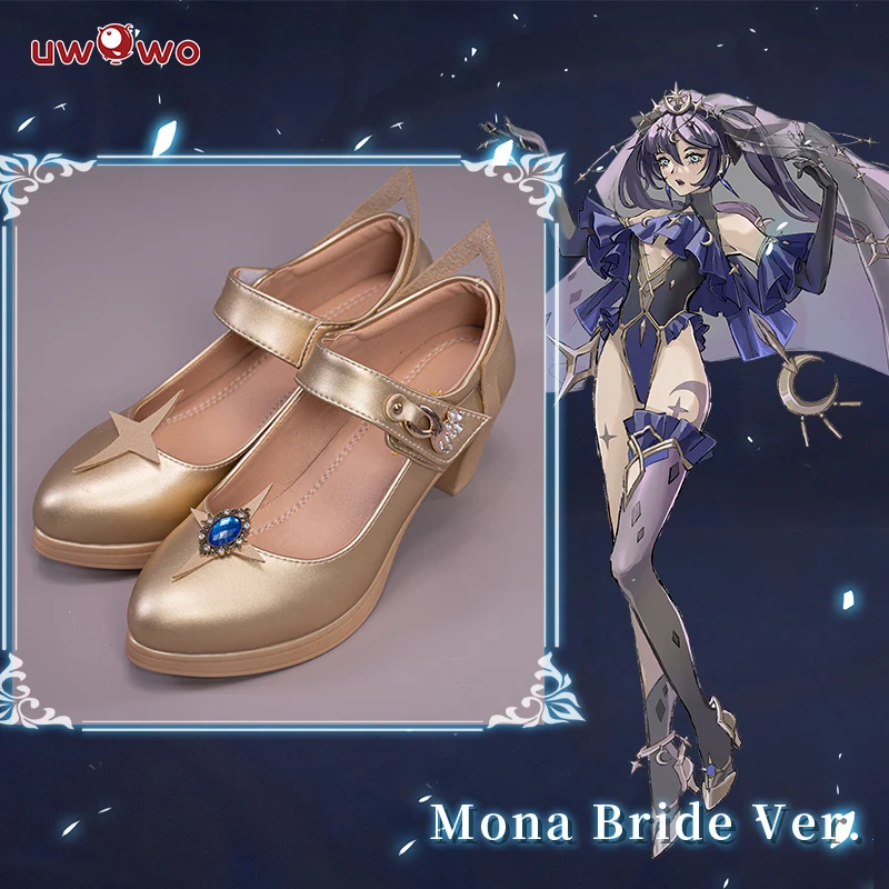 

PRE-SALE Exclusive Authorization Mona Bride Cosplay Shoes UWOWO X Ailish: Genshin Impact Fanart Ver. Boots For Women Girls