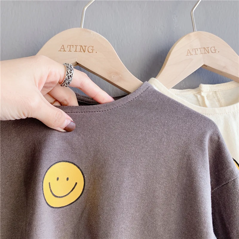 

children new 2020 spring Korean printed t shirts baby girls long sleeve tops