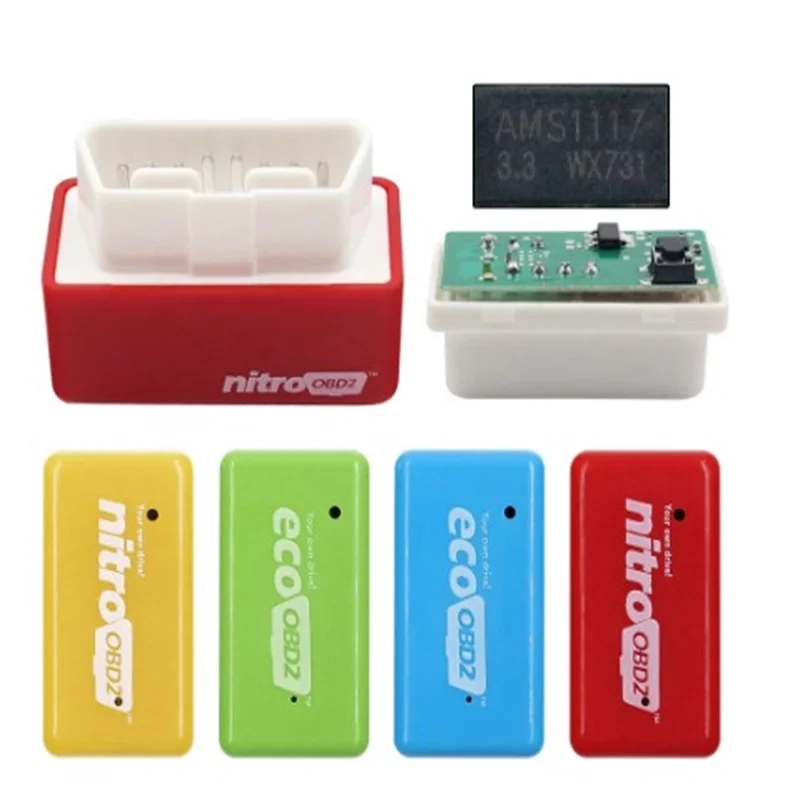 Nitro OBD2 ECOOBD2 15% Fuel Save More Power ECU Chip Tuning Box NitroOBD2 Eco For Diesel Gasoline Car Plug&ampDriver | Автомобили и