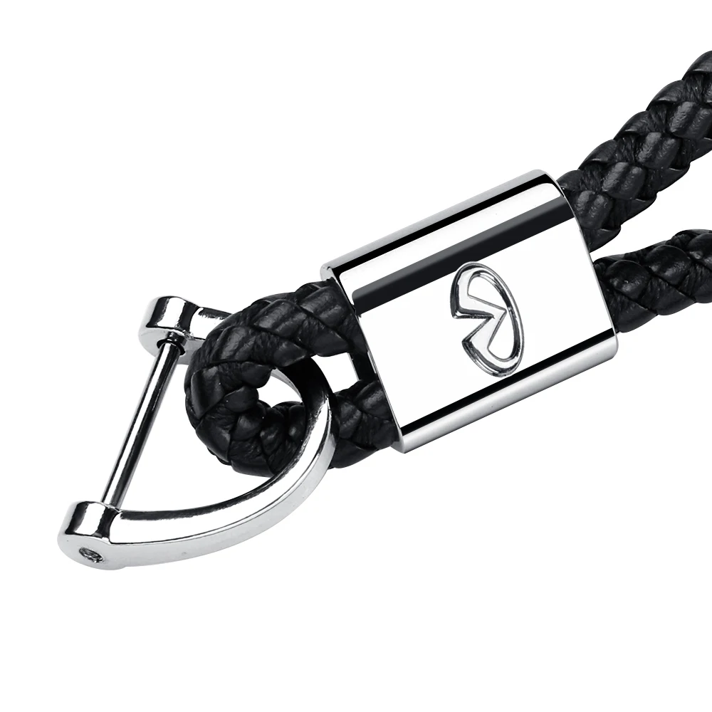 Плетеная веревка из металлического сплава брелок для автомобиля Infiniti Q50L QX70 QX50 Q70L