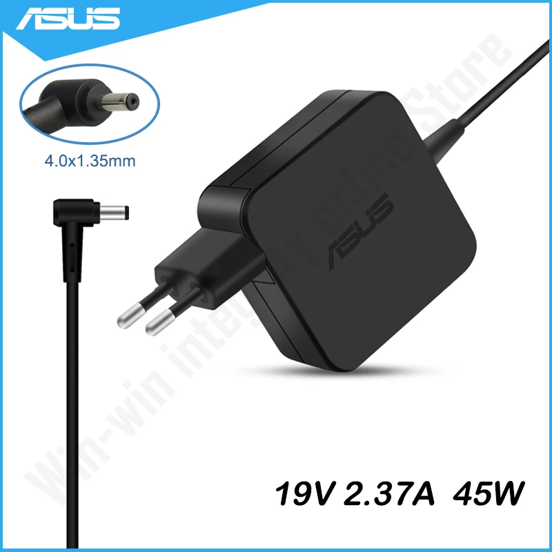 19V 2.37A 45W 4.0x1.35mm AC Adapter Laptop Charger For Asus X407U K540U U305F U306U D541S S4000U S4200U UX305C UX303U TP360C