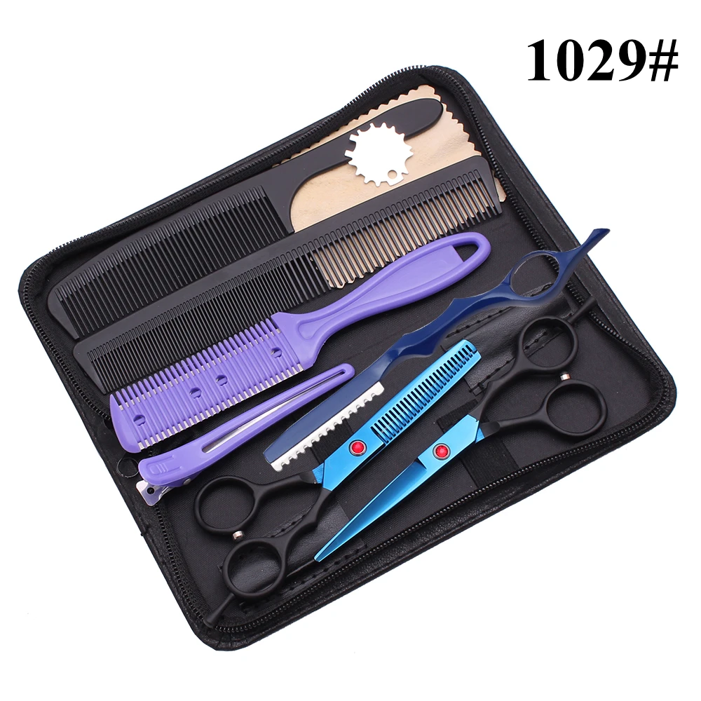 Набор парикмахерских ножниц 5 &quotJP нержавеющая Гравировка Логотип филировочные