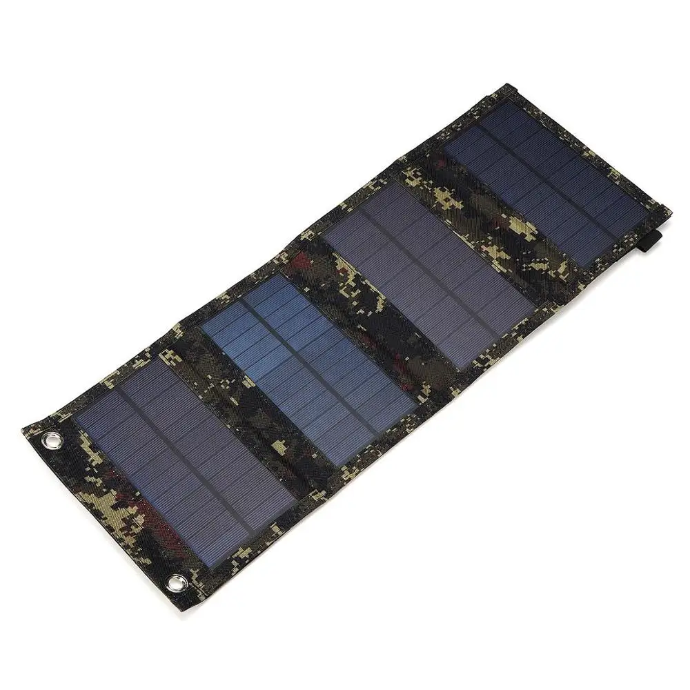 CNH Foldable 20W USB Solar Panel Portable Folding Waterproof Charger Mobile Power Battery | Электроника