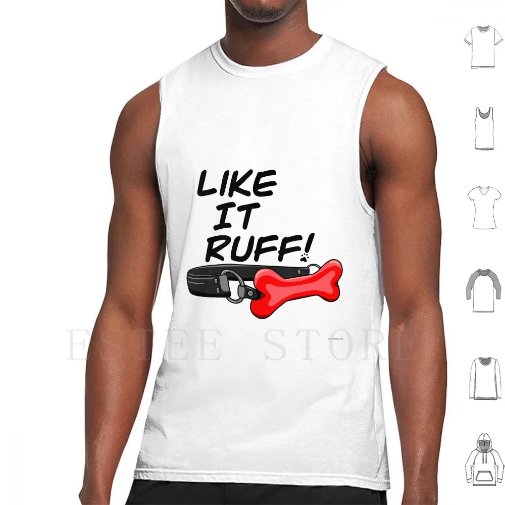 Нравится шумит! Майка жилет для мопса игры человеческий мопс Kink Фетиш мяч Gag Bone -