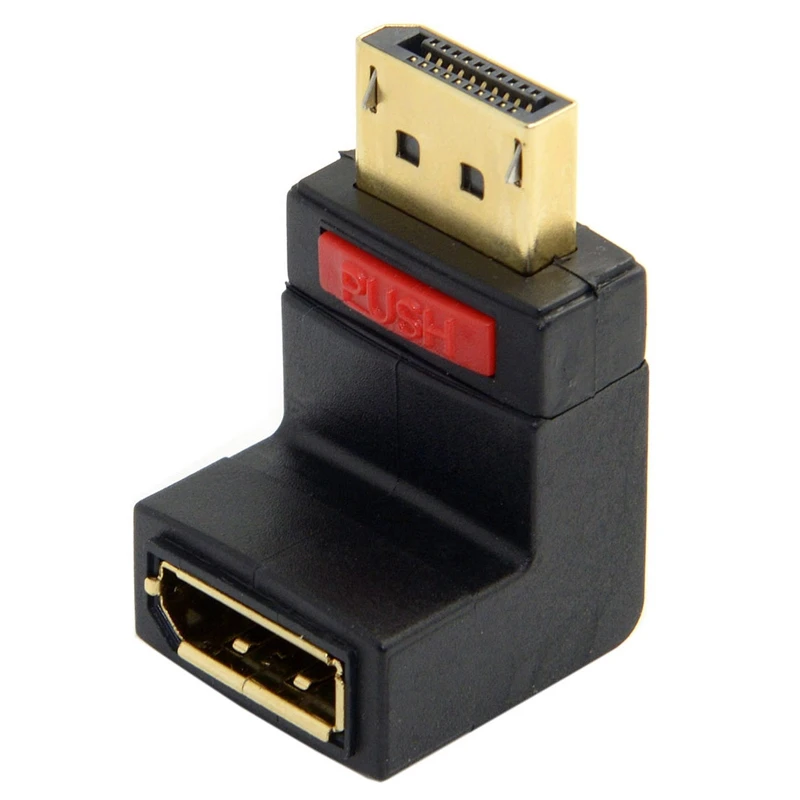 AABB-90 градусов вверх угловой Dp Displayport папа-мама удлинитель | Электроника