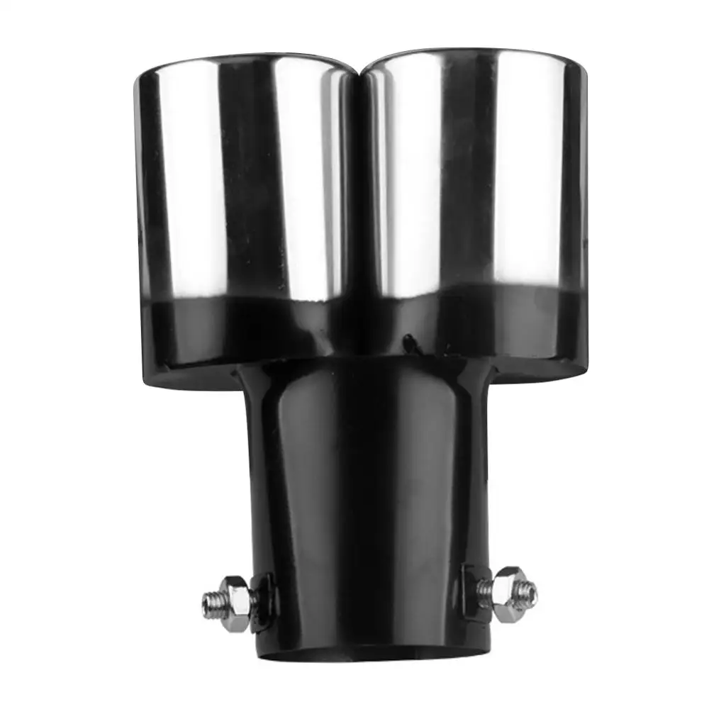 Универсальный автомобильный круглый глушитель выхлопной трубы из нержавеющей