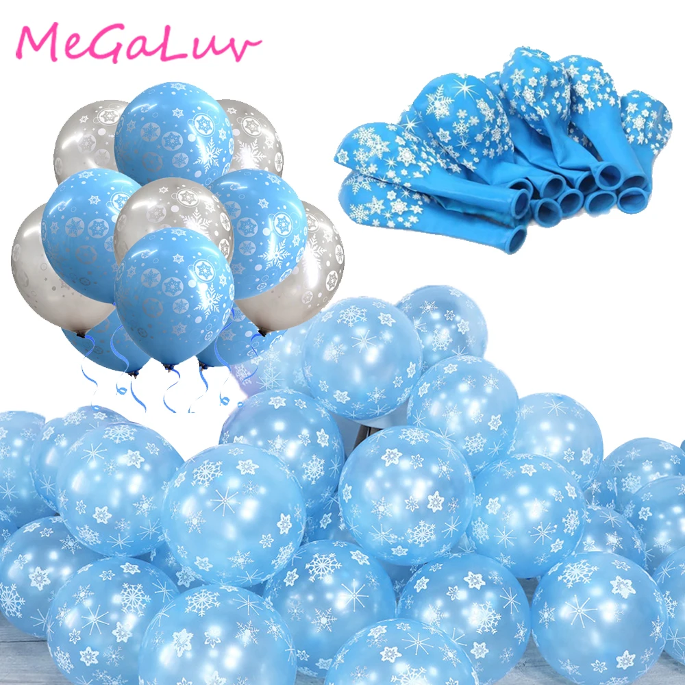 

Christmas New Year Frozen Snowflake Latex Balloon Decoration Birthday Party Wedding Decoration Baby Shower Children's Toy Globos