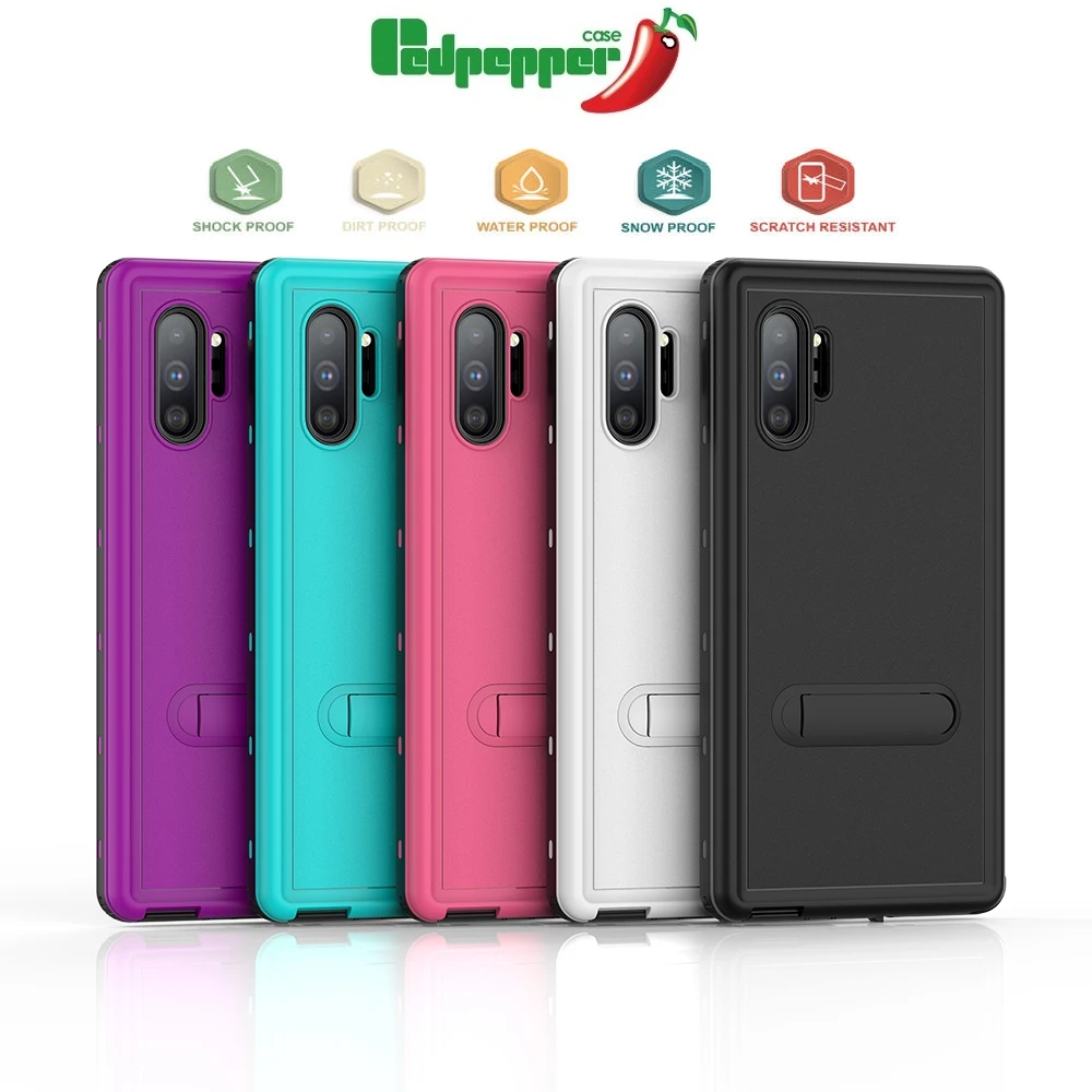 

Redpepper Ip68 Waterproof Case For Galaxy Note10+ Shock Dirt Snowproof Protection For Samsung Note10 Plus 5g With Touch Id Cover