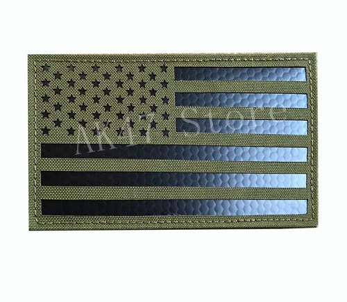 E IR 8 x 5cm Команда уплотнения инфракрасный ИК-патч темно-синие уплотнения SWAT обратный патчи Мультикам военный боевой дух CP камуфляж отражающая вставка нагрудный знак крючок/петля - Цвет: E IR 8 x 5cm