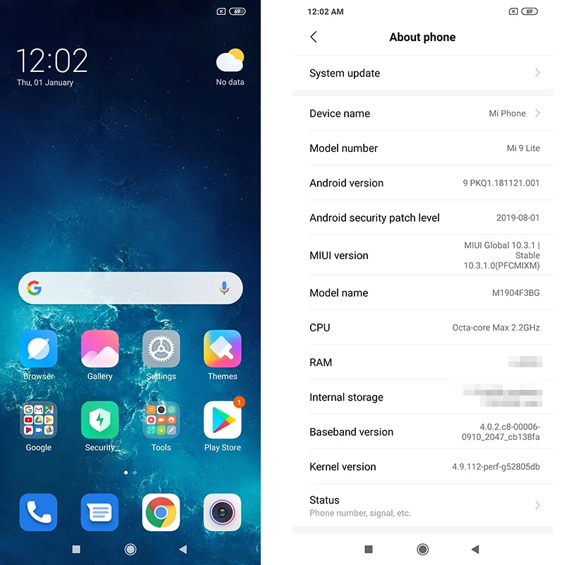 Xiaomi Mi 9 Lite смартфон с восьмиядерным процессором Snapdragon 710 ОЗУ 6 ГБ ПЗУ 64 48 МП 4030 мАч NFC