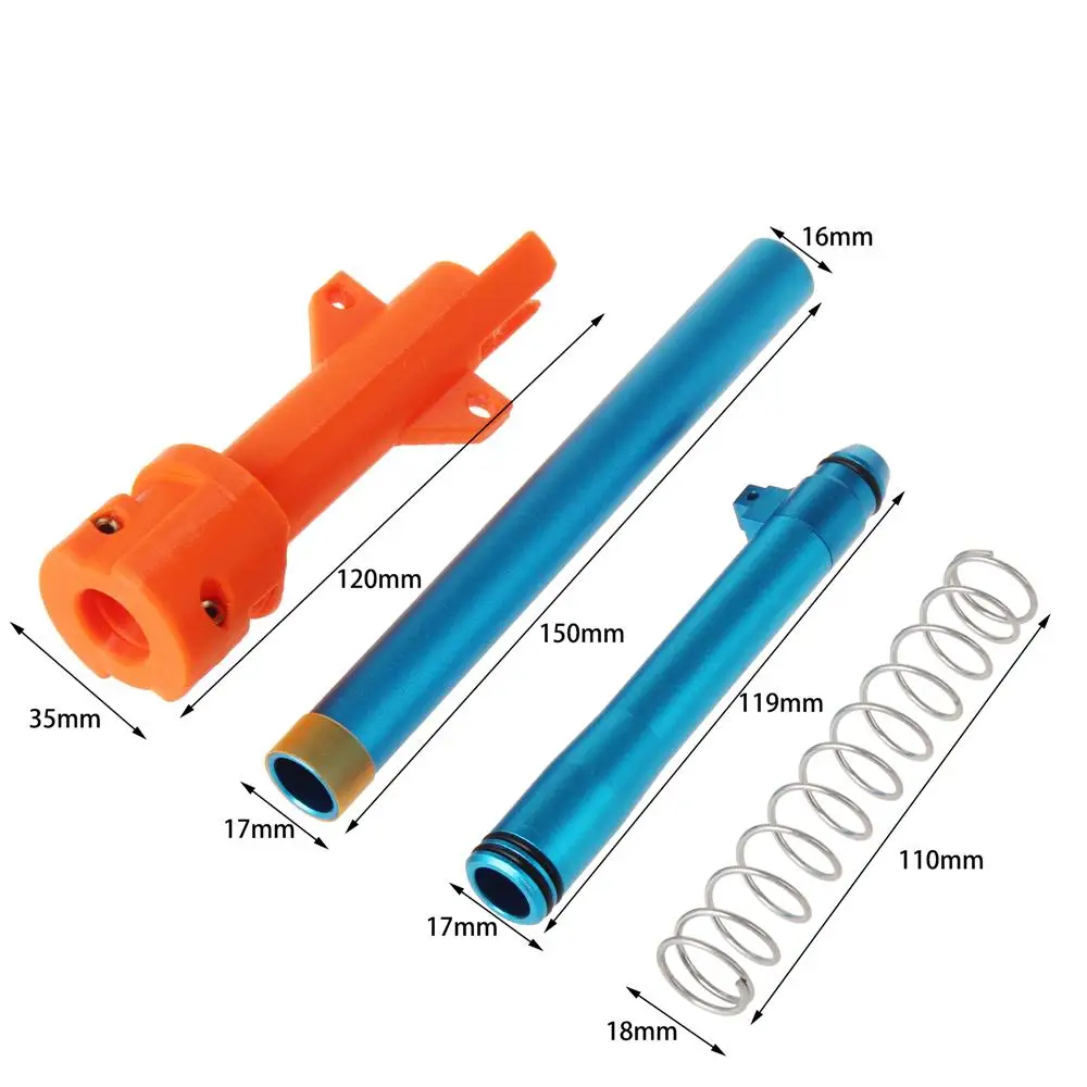 Рабочих мод Stefan короткий Дротика обновленные комплекты с адаптером для Nerf N Strike