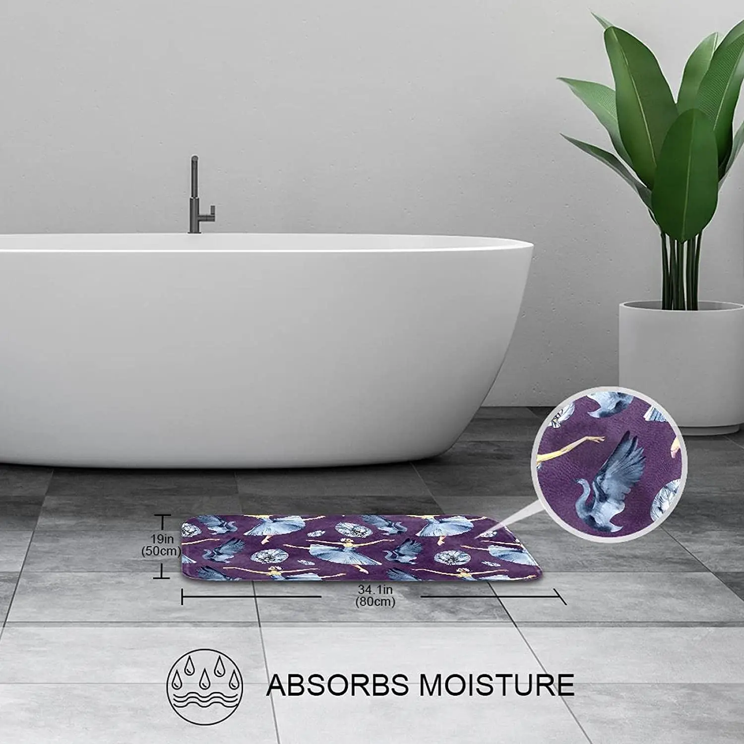 Занавеска для душа Балерина девочка с черным лебедем от Ho Me Lili занавеска ванной