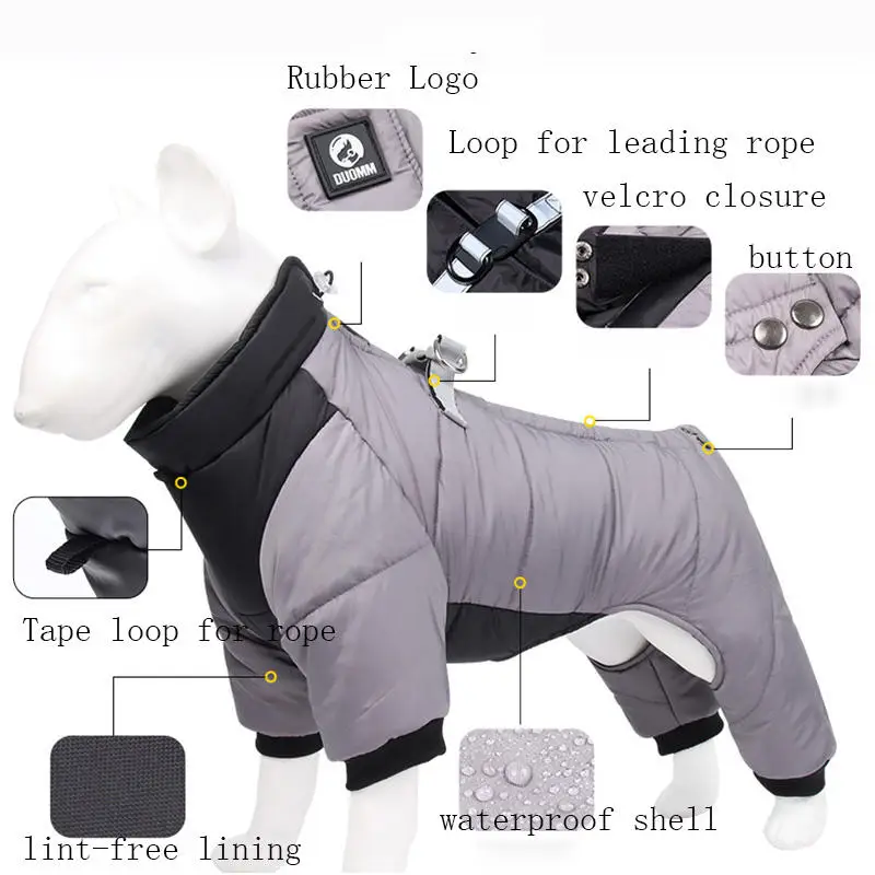 

Factory Directly Hot Sale Ready to Sell 1 Piece Dog Clothing Winter Warm Thermal Jacket Pet Dog Vest Customized