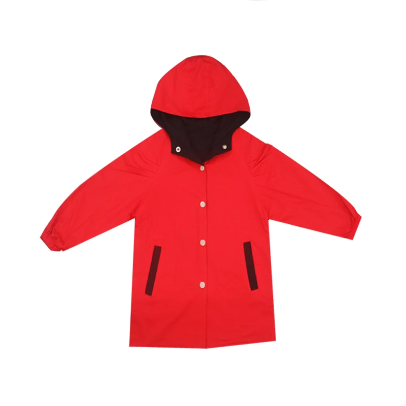 Куртка детская демисезонная с капюшоном двусторонняя ветровка X66 2021 | Детская