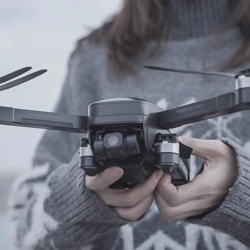 Квадрокоптер ZLRC Beast SG906 Pro Радиоуправляемый бесщеточный двигатель GPS Wi Fi FPV 2 осевой