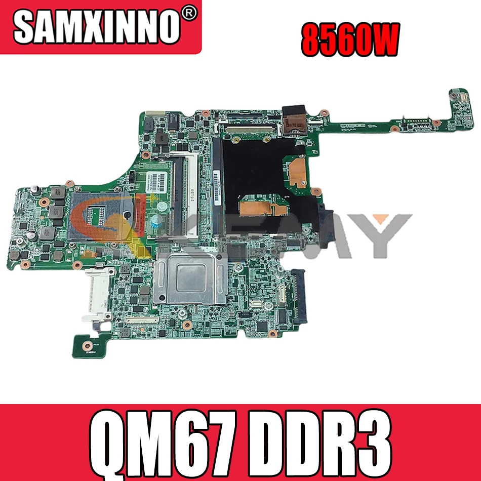 

652638-501 For HP Elitebook 8560W 010164G00 652638-001 QM67 DDR3 Notebook motherboard Mainboard full test 100% work