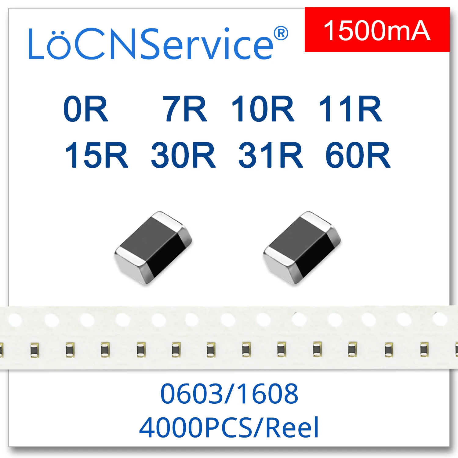 Многослойные ферритовые бусины LoCNService 0603/1608 100 МГц 4000 шт. 25% а 0R 7R 10R 11R 15R 30R 31R 60R